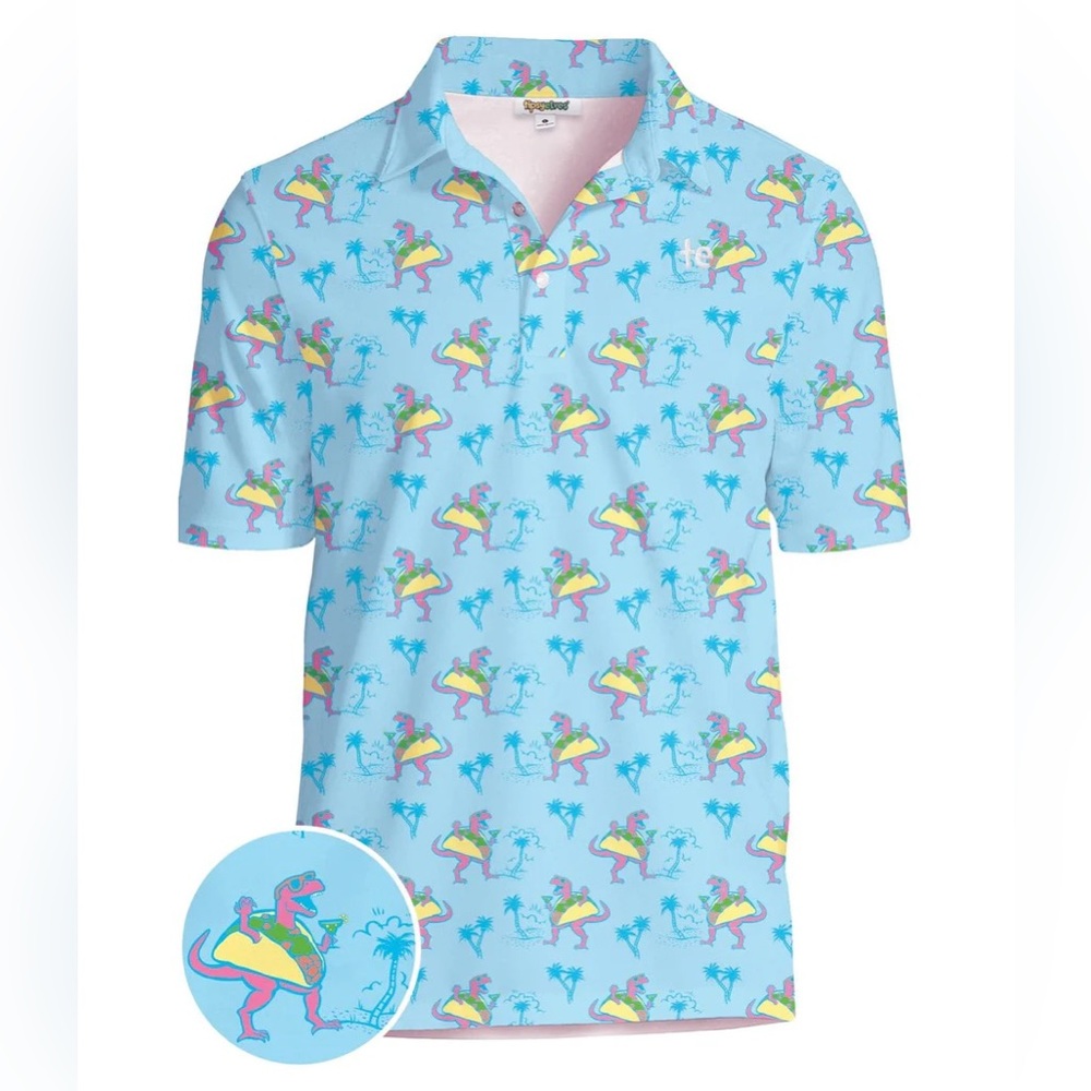 Men's Tacosaurus Golf Polo